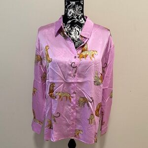 Umgee Cheetah Print Blouse